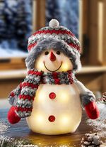 Batteridriven LED sn&ouml;gubbe 