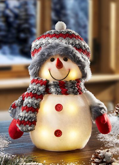 Batteridriven LED sn&ouml;gubbe 