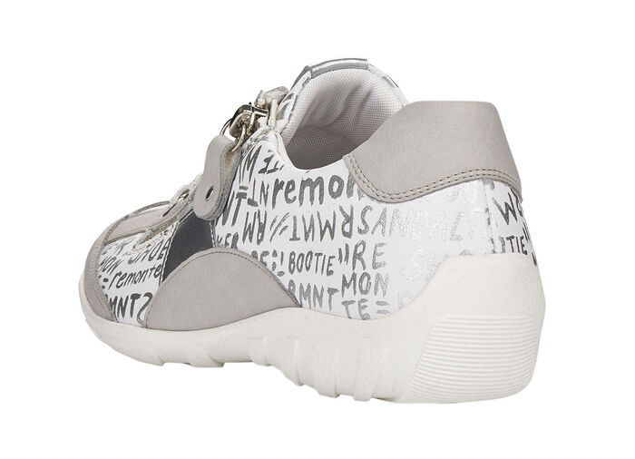 Remonte sneakers med tryckta detaljer LJUSGRÅVIT