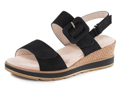 ELENA EDEN sandaler av fint nubuckl&auml;der 