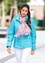 Kort jacka med avtagbar huva 