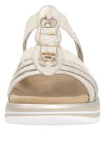 Remonte sandal med axelband med metallsmycken MATTGULD