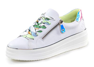 Remonte sneakers med f&auml;rgglad sn&ouml;rning 