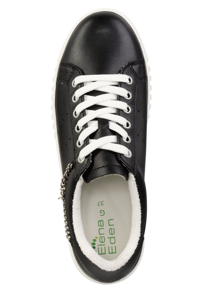 ELENA EDEN, snygga damsneakers, vidd G, uttagbar fotbädd, 