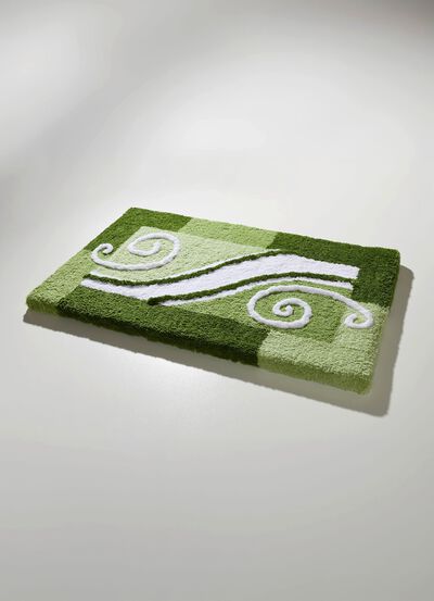 Badmatta med halkskyddad baksida 