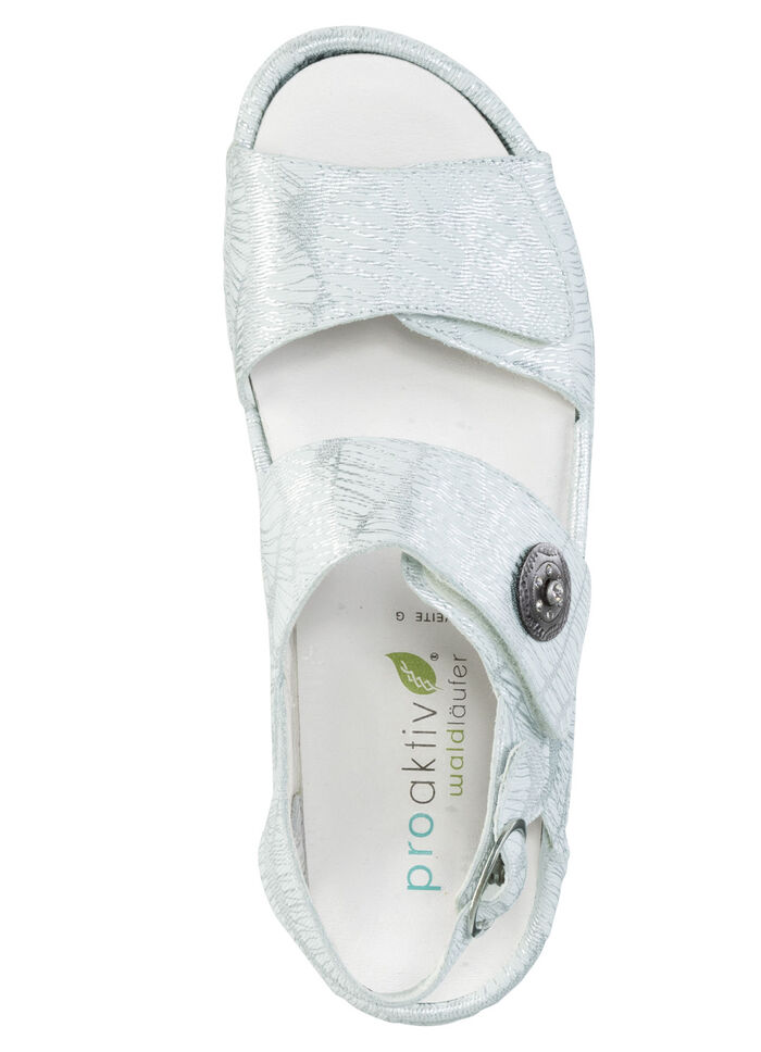 Ranger-sandal med metallsmycken med strass, 