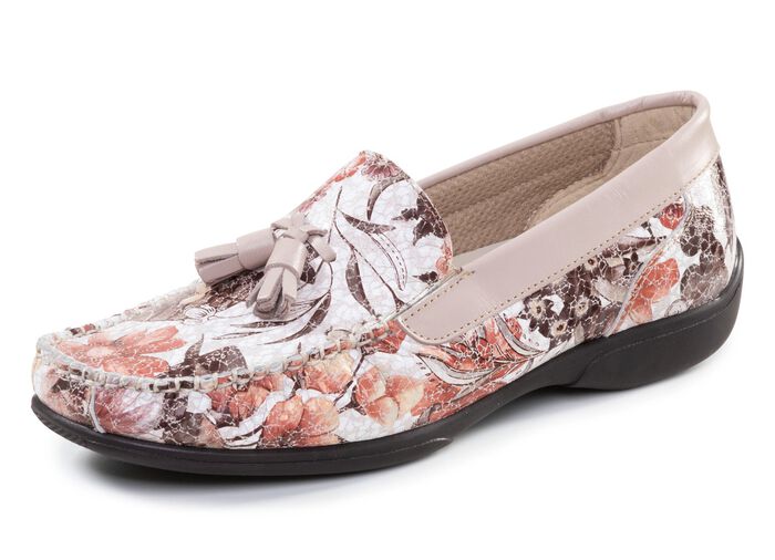 ELENA EDEN, bekv&auml;ma damtofflor, bredd H, med uttagbar fotb&auml;dd 