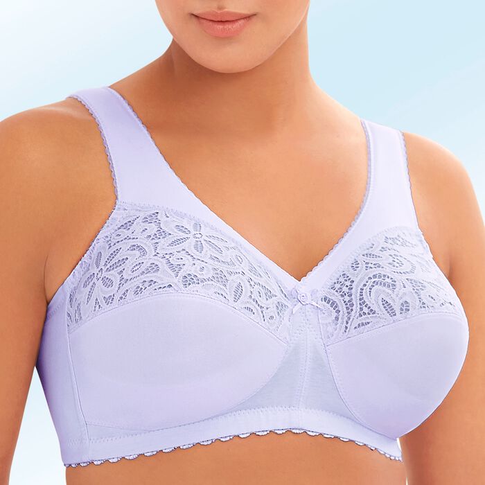 Glamorise st&ouml;d-bh med broderad spets 