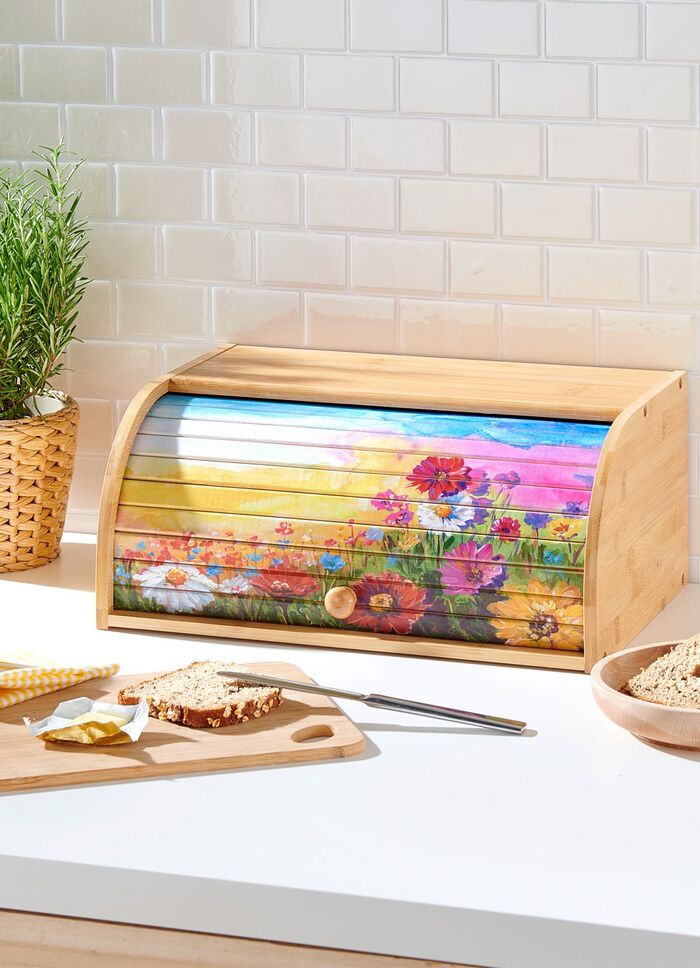 Praktisk br&ouml;dl&aring;da av bambu 