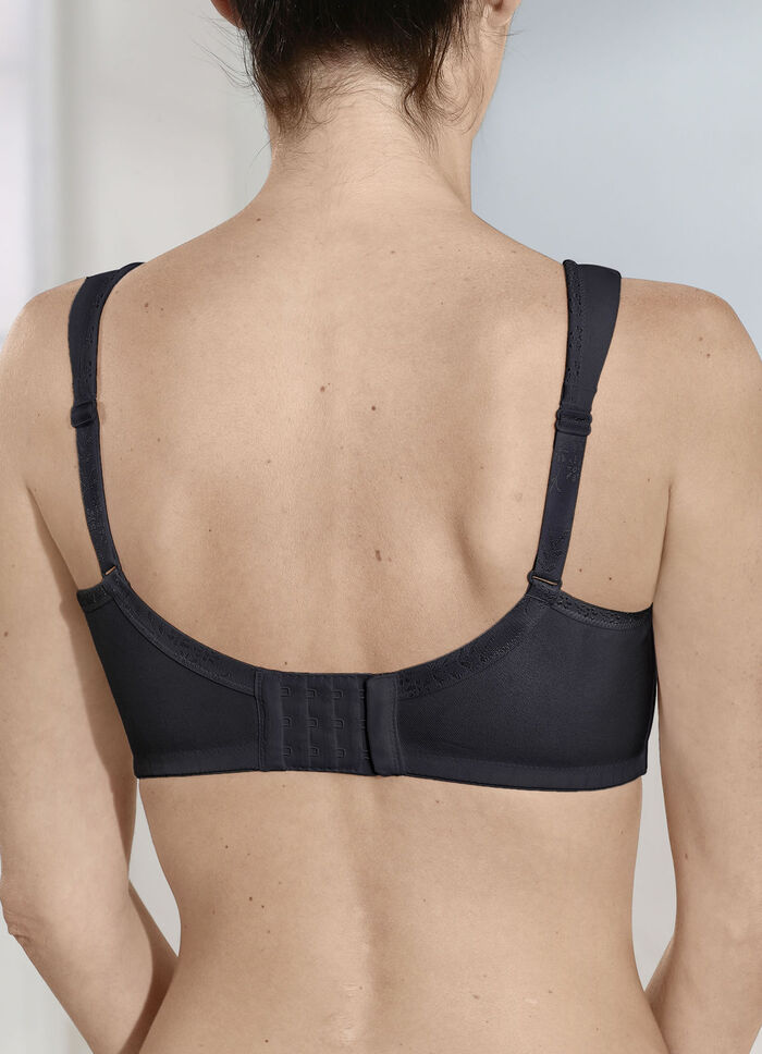 Naturana Minimizer-bh med hög bomullshalt SCHWARZ