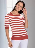 Tr&ouml;ja i randig design 