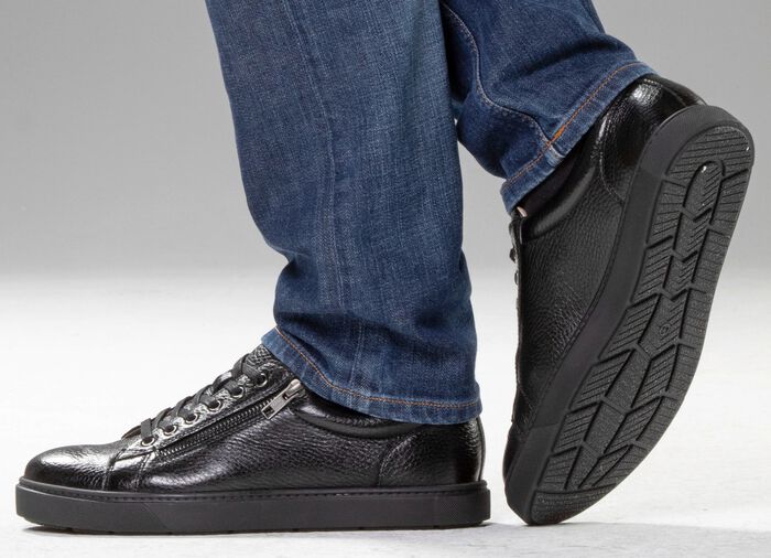 GINO GALANTE, klassiska herrsneakers, med uttagbar fotb&auml;dd 