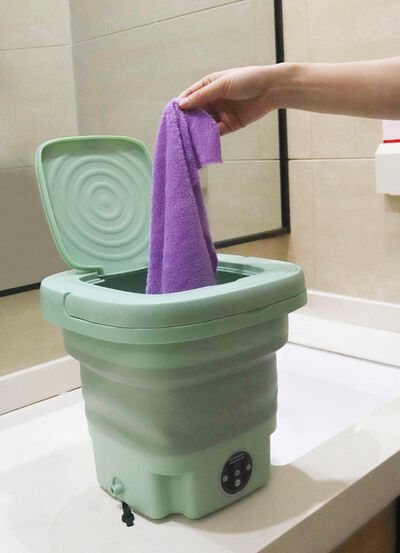 Hopf&auml;llbar minitv&auml;ttmaskin 