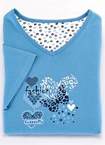 Tv&aring; paket nattlinnen, kortare snitt i bomull 