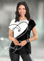 Skjorta med elegant tryck 