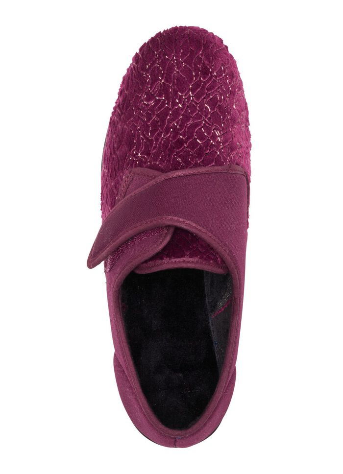 Kardborrsko av textilmaterial BORDEAUX