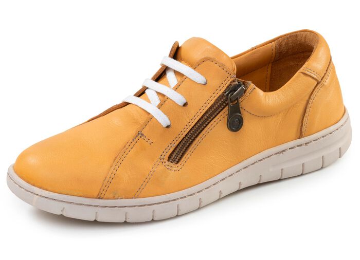 ELENA EDEN, bekv&auml;ma damskor med sn&ouml;rning, vidd G, med uttagbar fotb&auml;dd 