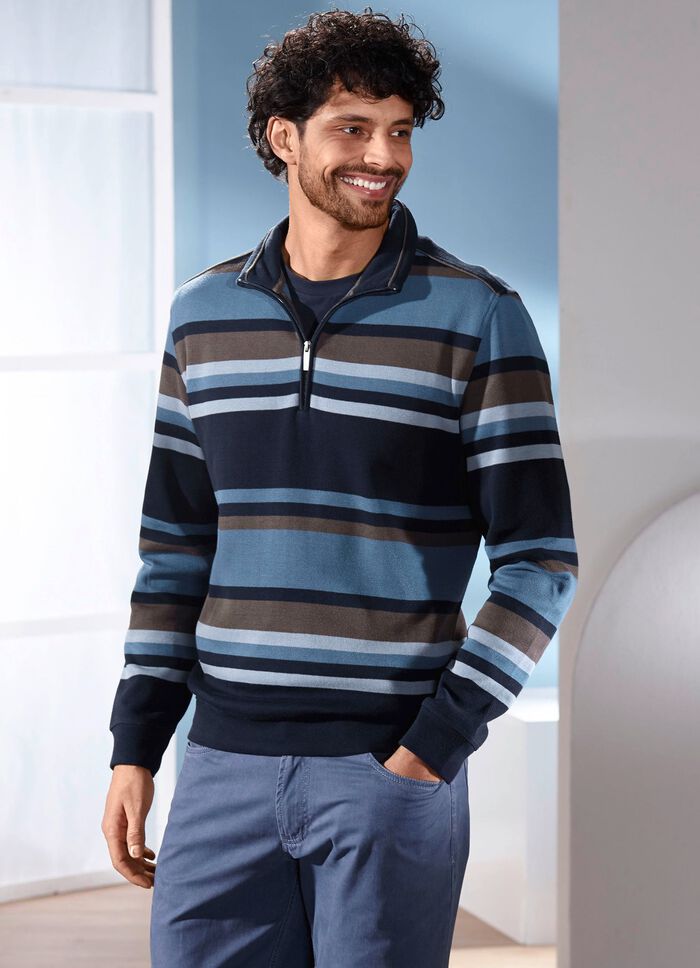 Troyjacka med kort dragkedja 