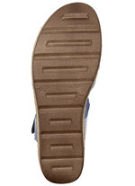 Andrea Conti barsandal gjord av nappaläder i kohud JEANS