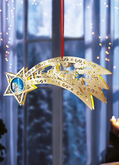 Upplyst f&ouml;nsterkomet 