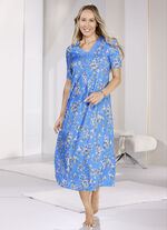 Nattlinne, ankellångt med generöst spetsmotiv 