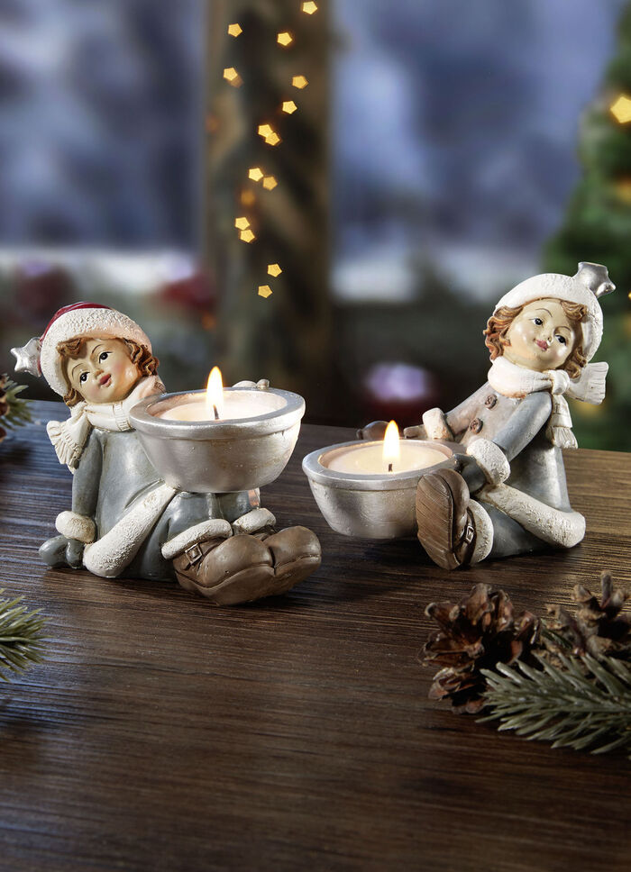 Värmeljushållare, set om 2 