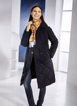 Funktionell kappa med diamantquiltning 