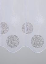 Kort rullgardin med v&aring;gig kant 