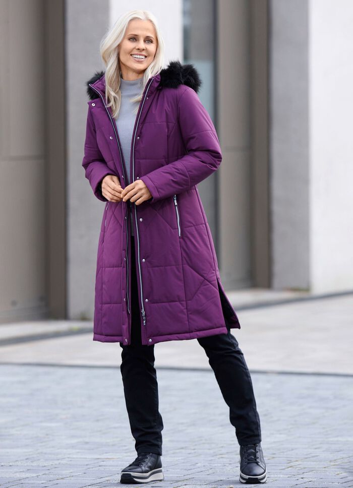 Kappa med dragkedja i sidorna CYKLAMEN