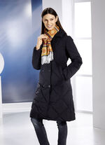 Funktionell kappa med diamantquiltning 