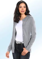 kofta med jungfrulig ull LJÖGRÅ