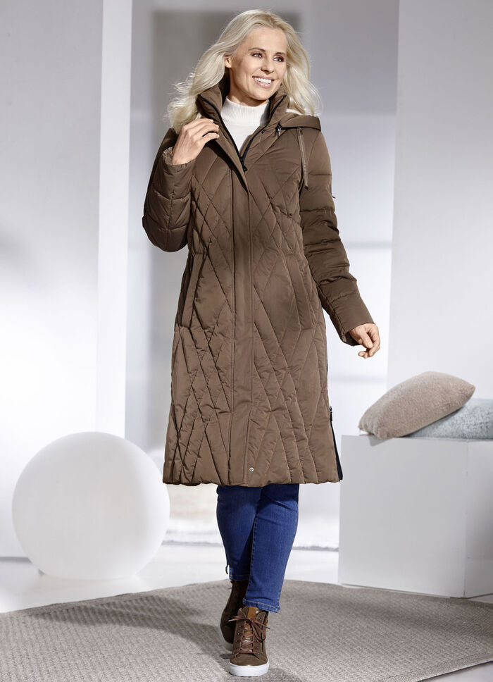 Jacka med avtagbar huva VALNÖT