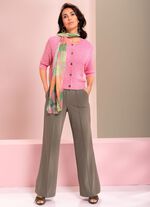 Byxor i bekv&auml;m slip-on-modell 