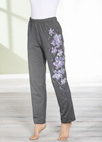 Byxor med en fantastisk blommig design, 
