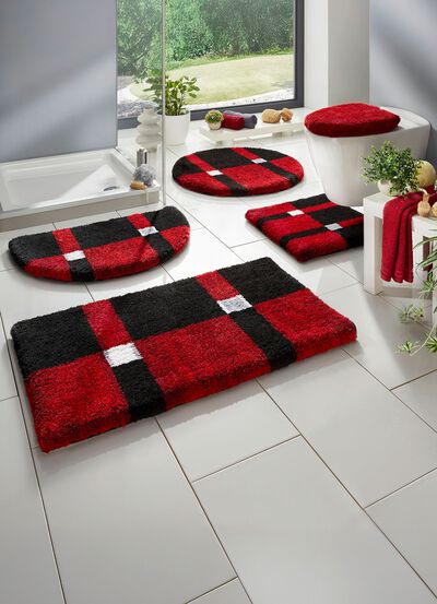 Halvcirkelformad matta 