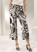 Stigbyxa med stretch i midjan 