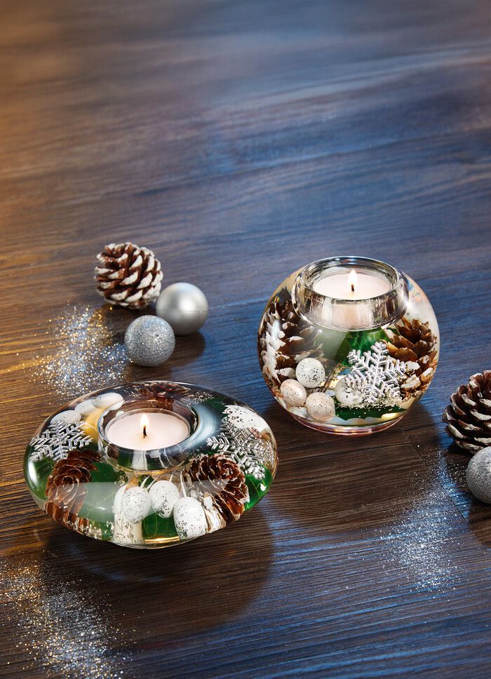 V&auml;rmeljush&aring;llare - UFO VIT-GR&Ouml;N