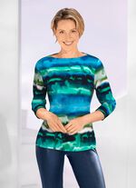 Attraktiv skjorta med all-over tryck 