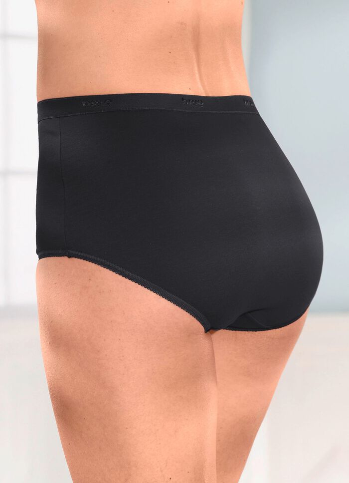 Brio Lingerie fempack trosor med res&aring;r i muddarna 