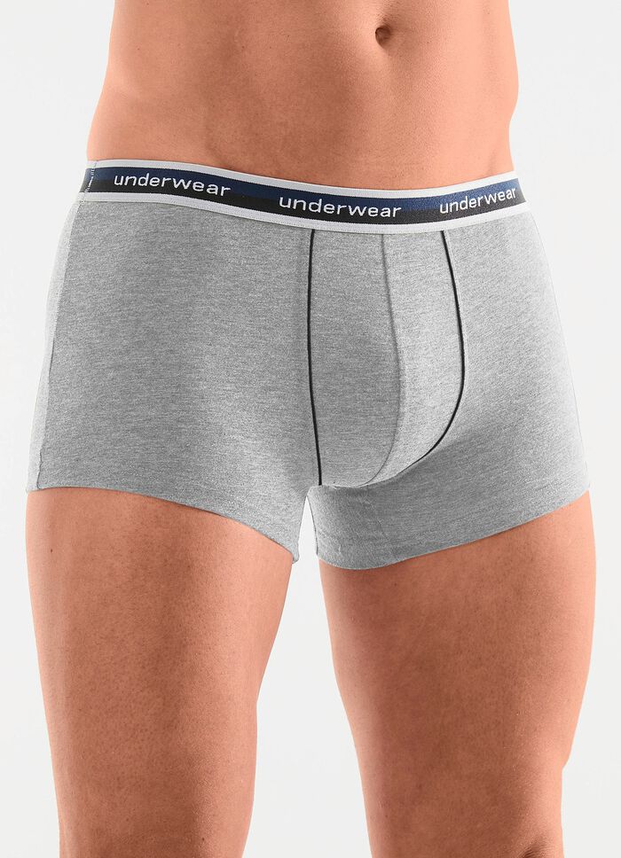 Fempack byxor med res&aring;r i midjan 