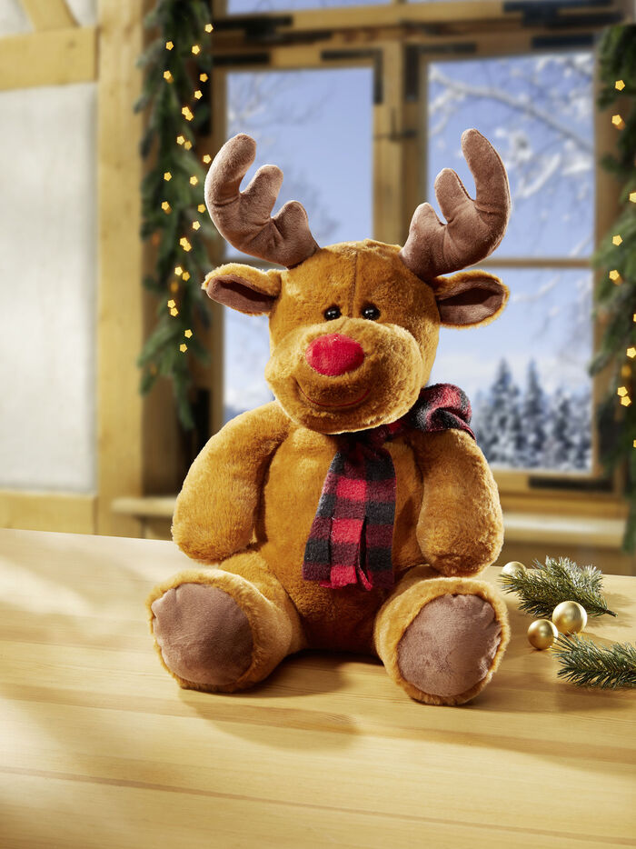 Gosig mjuk plyschälg 