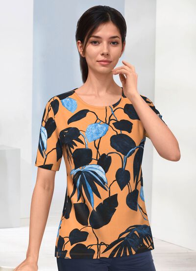 Skjorta med all-over tryck 