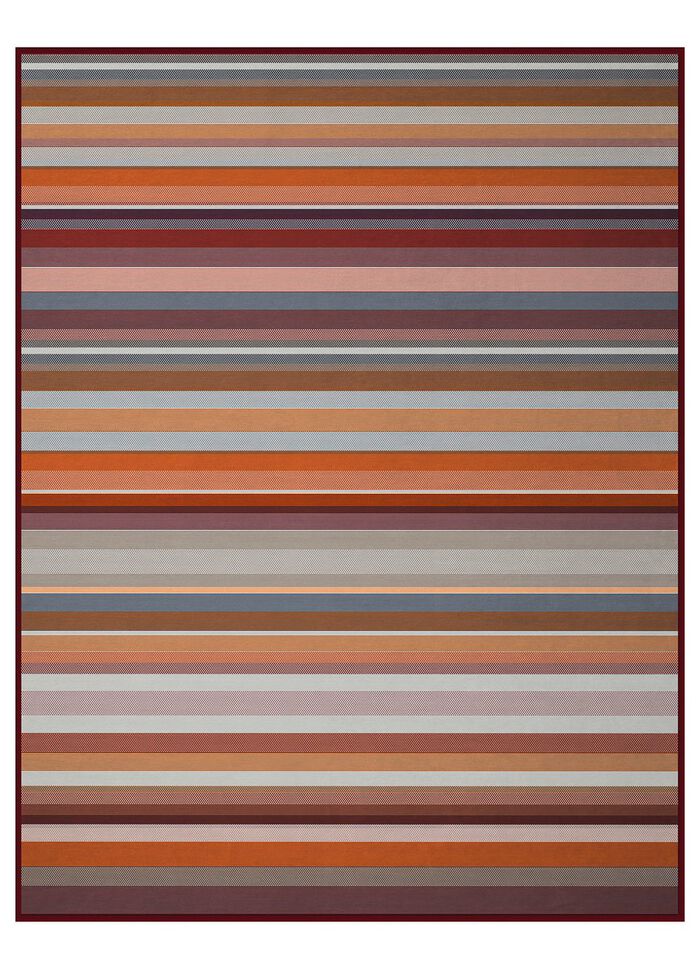 T&auml;cke med velourkant FLERF&Auml;RGAD