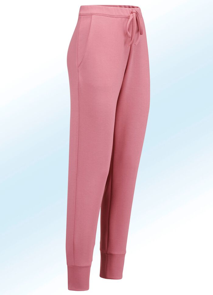 Jerseybyxor i joggingbyxstil som passar i stan 