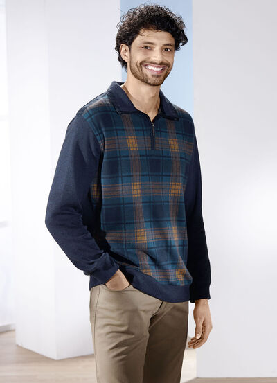 Troy med kort dragkedja, , large