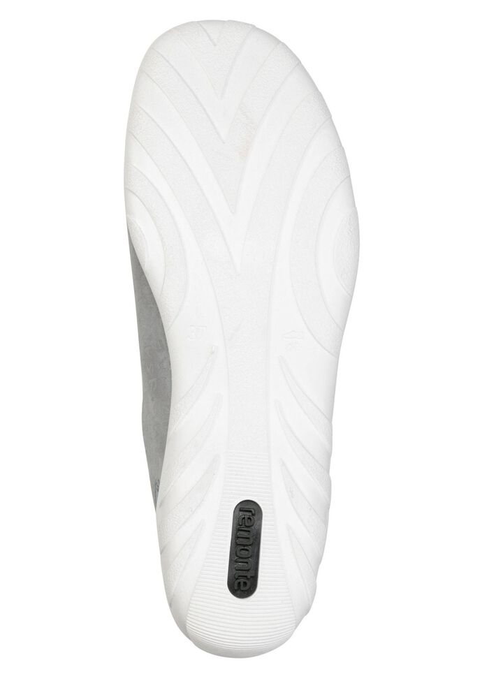 Remonte, bekv&auml;ma damsneakers, vidd G, med uttagbar fotb&auml;dd LJUSBL&Aring;-SILVER