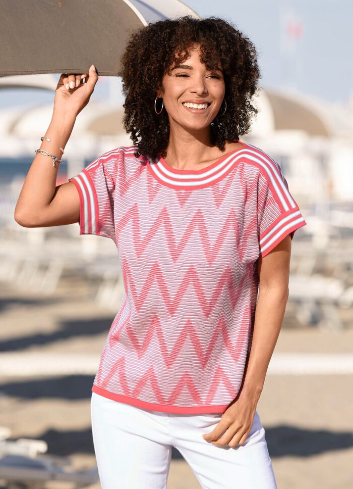 Tr&ouml;ja i en elegant texturerad mix 