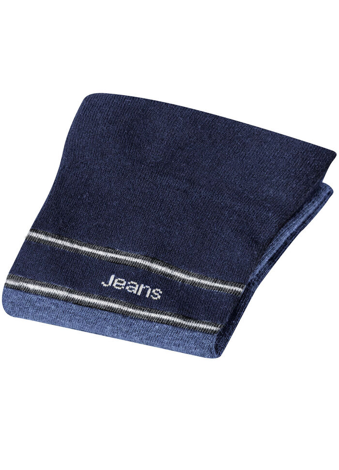Fempack strumpor med tryckfria muddar, 