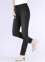 Pull-on-jeans SVART
