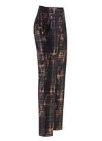 Byxor med skuren midjeband 